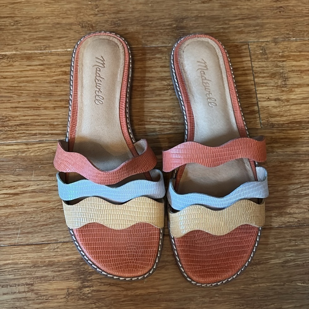 Madewell Women's Multicolor flat Sandals - size 6 - leather - Picture 2 of 6